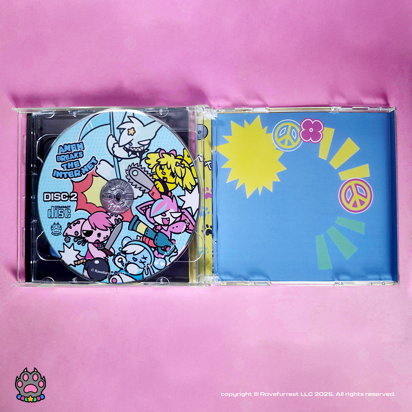 RAVEFURREST VOL 1 - AMEN BREAKS THE INTERNET Compilation CD